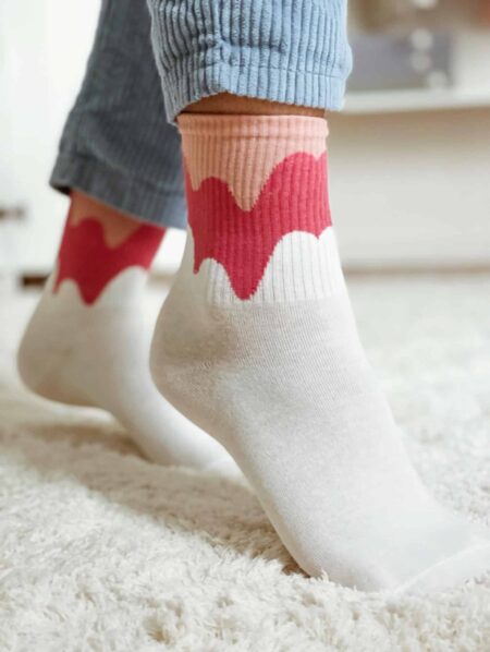 Chaussettes Mixtes Rose Betti
