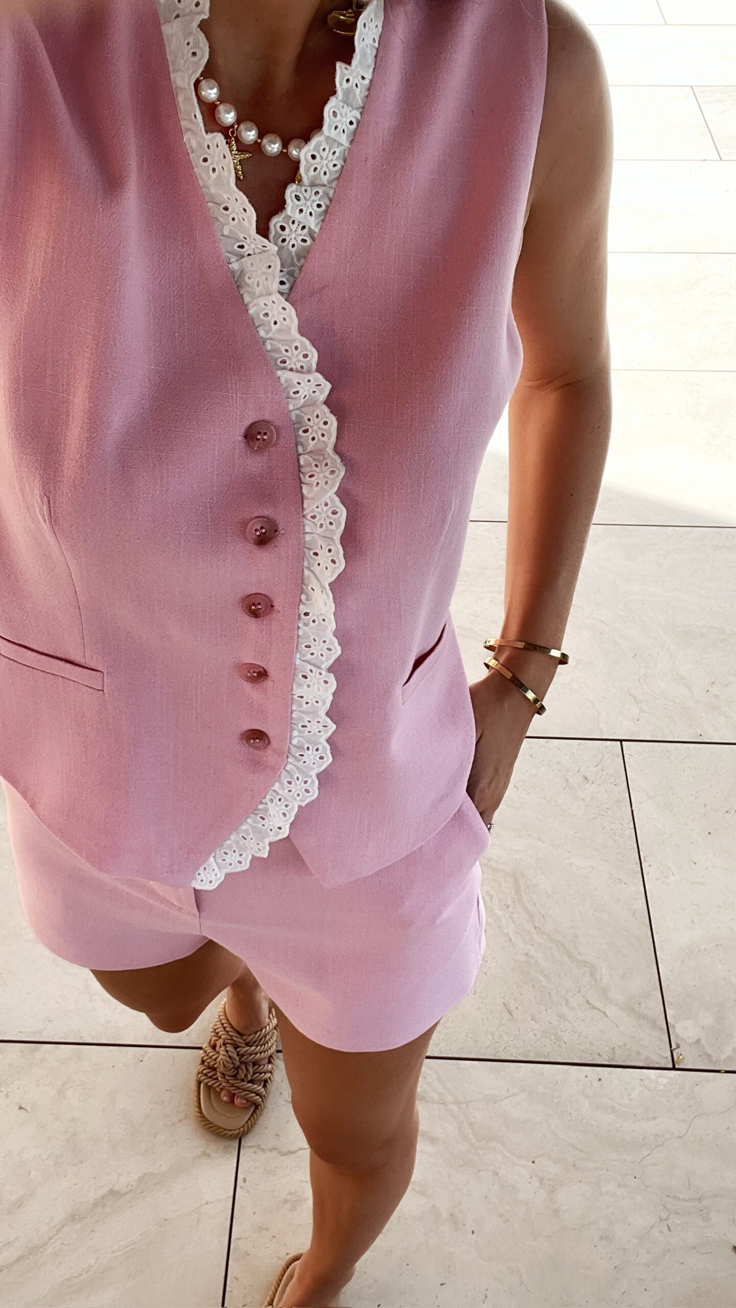 Gilet Rose Luc
