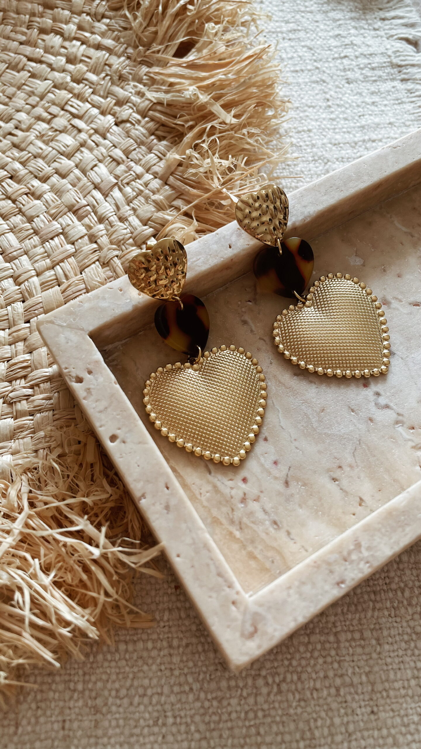 Boucles d’Oreilles 3 Coeurs