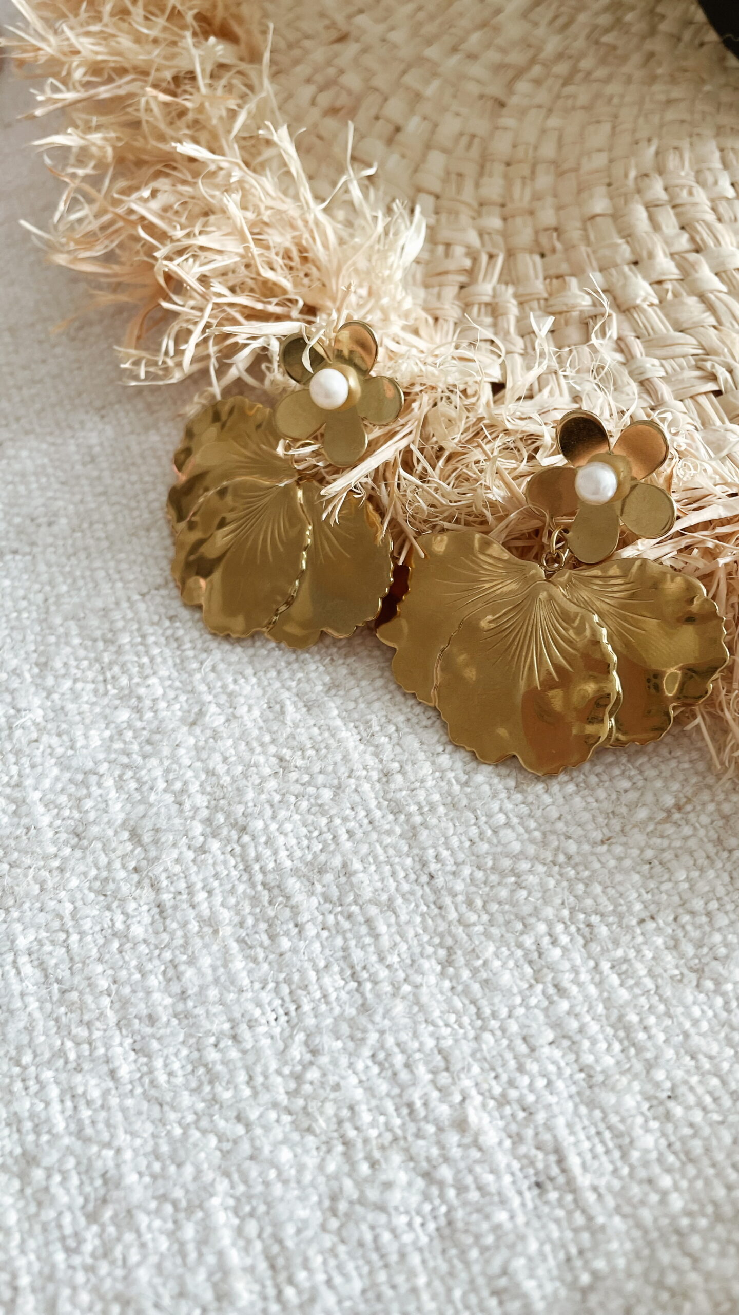 Boucles d’Oreilles Fleurs