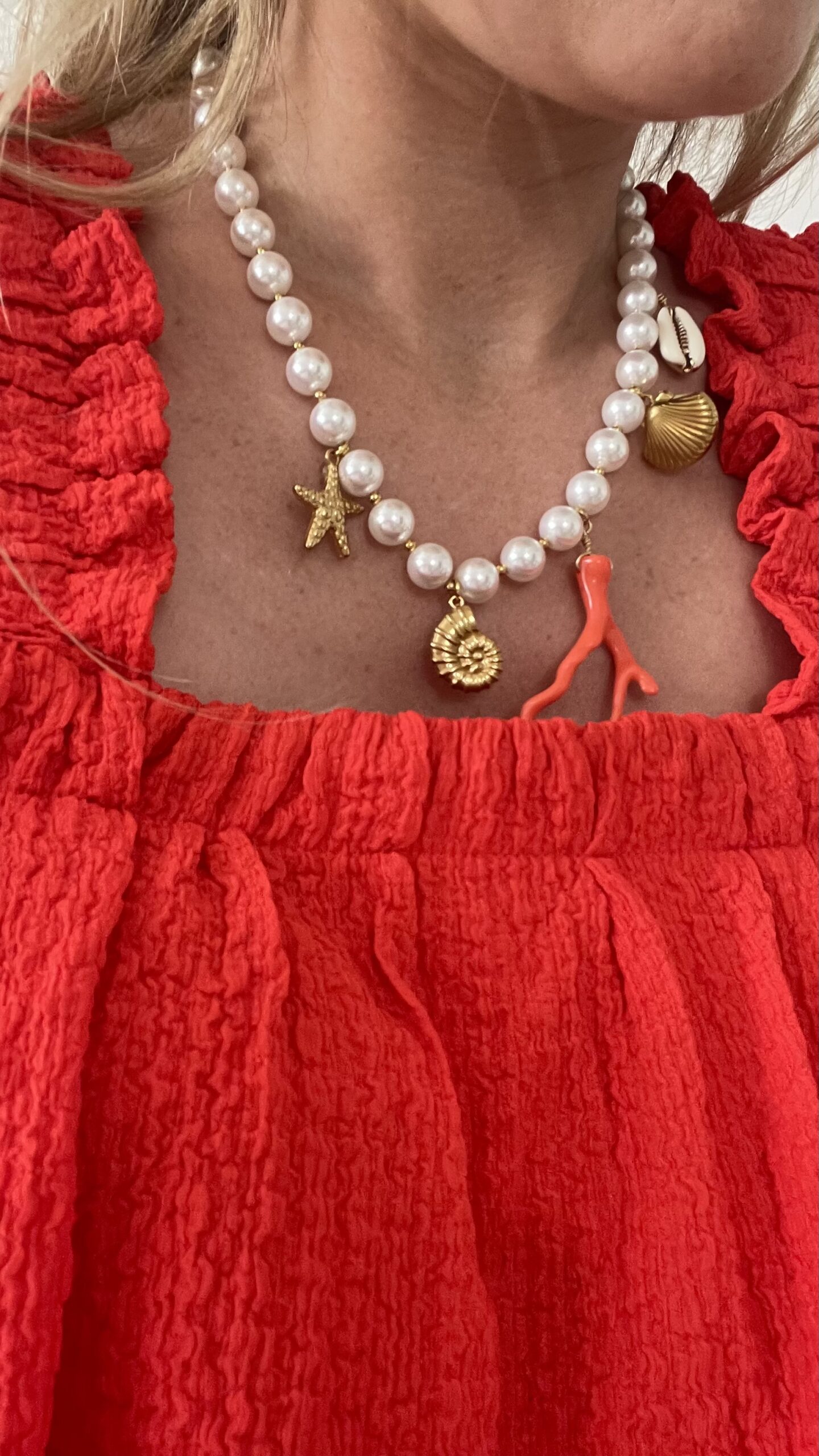 Collier Perles Nacre Mila