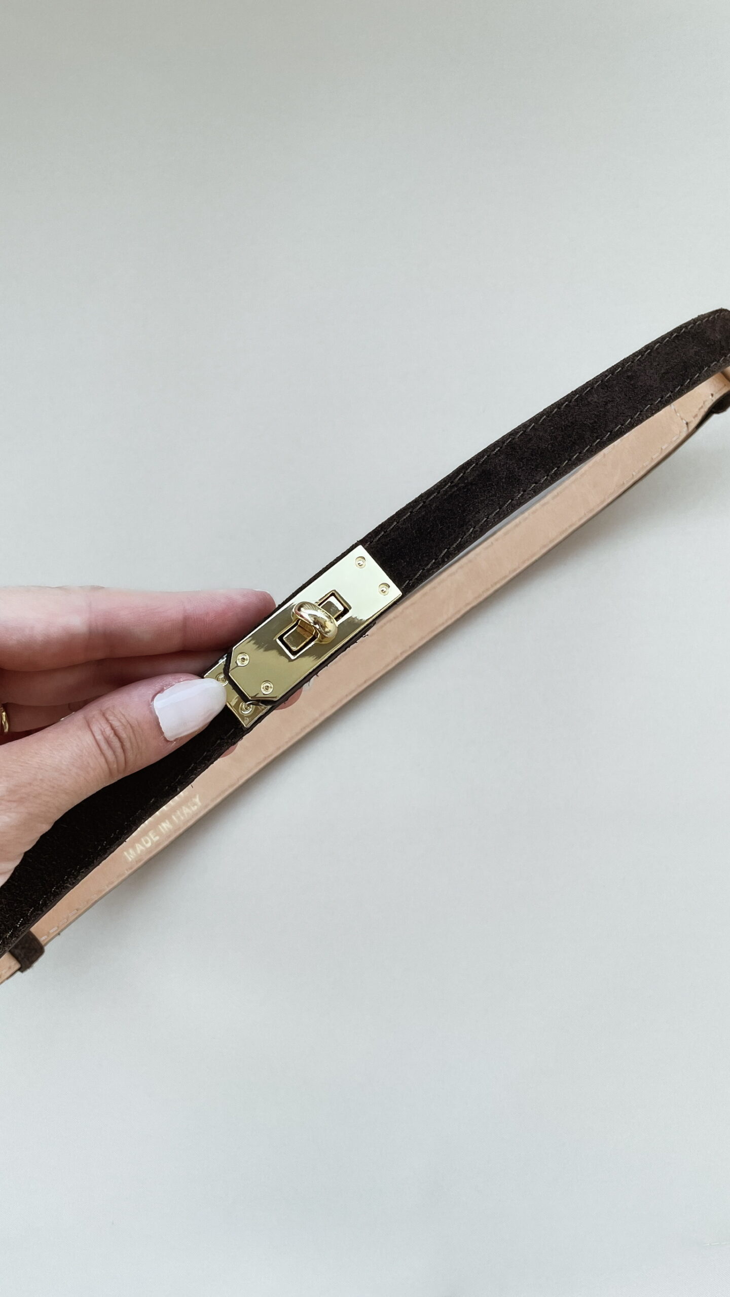 Ceinture Marron Daim