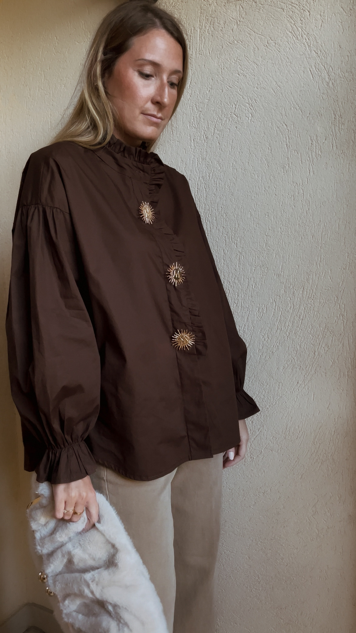Chemise Marron Vanessa