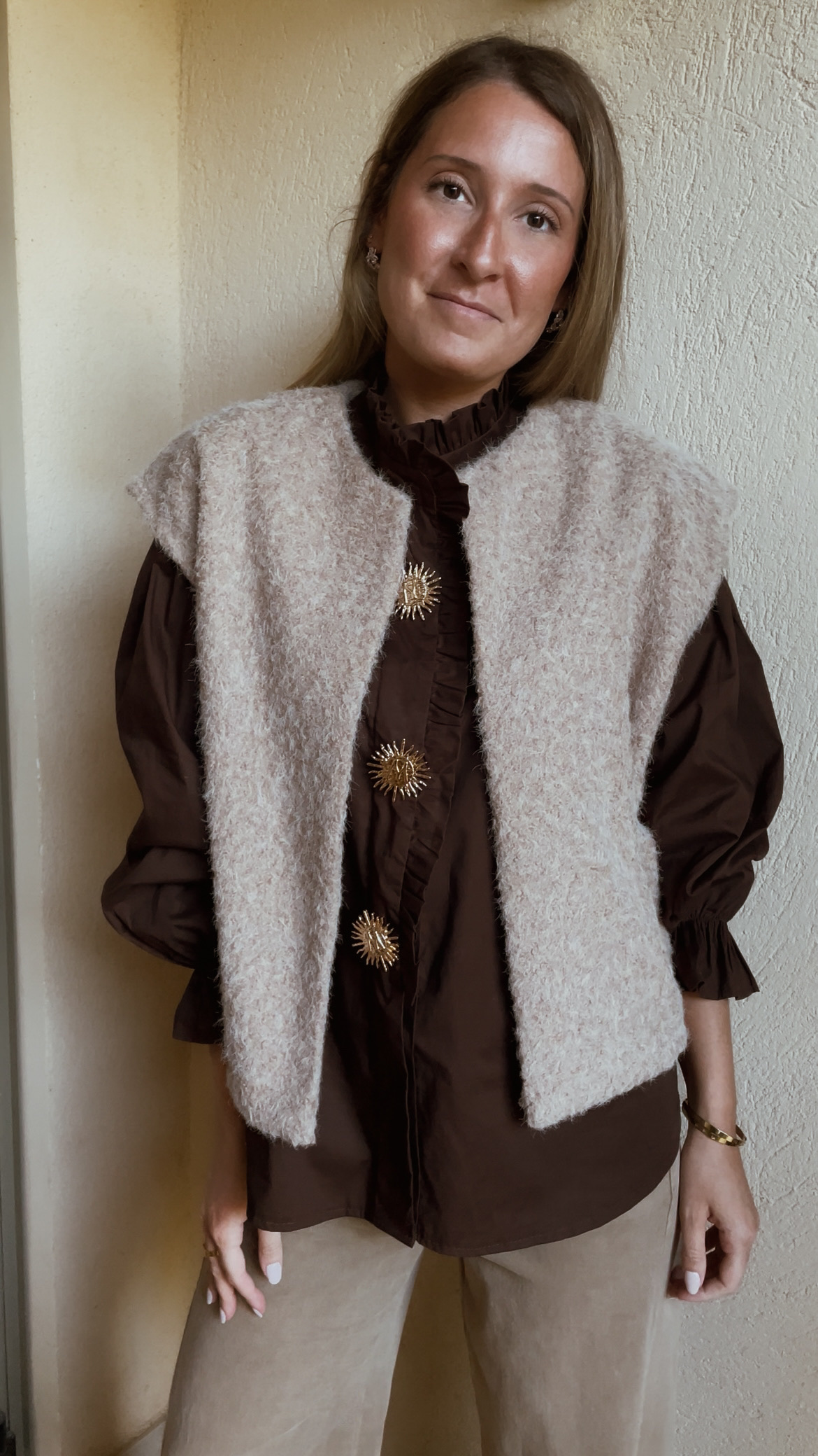 Gilet Beige Nestor