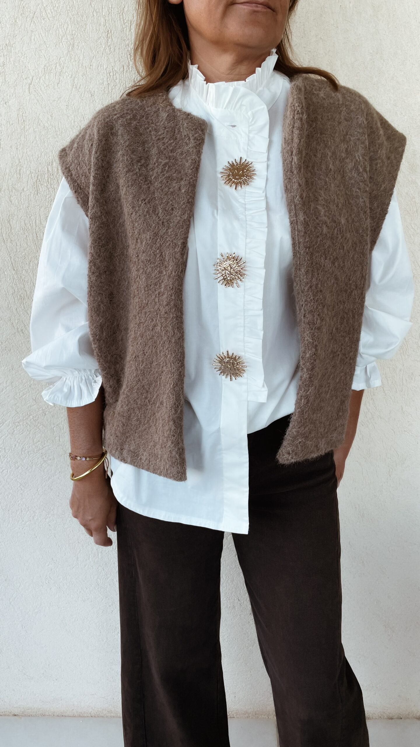 Gilet Taupe Nestor