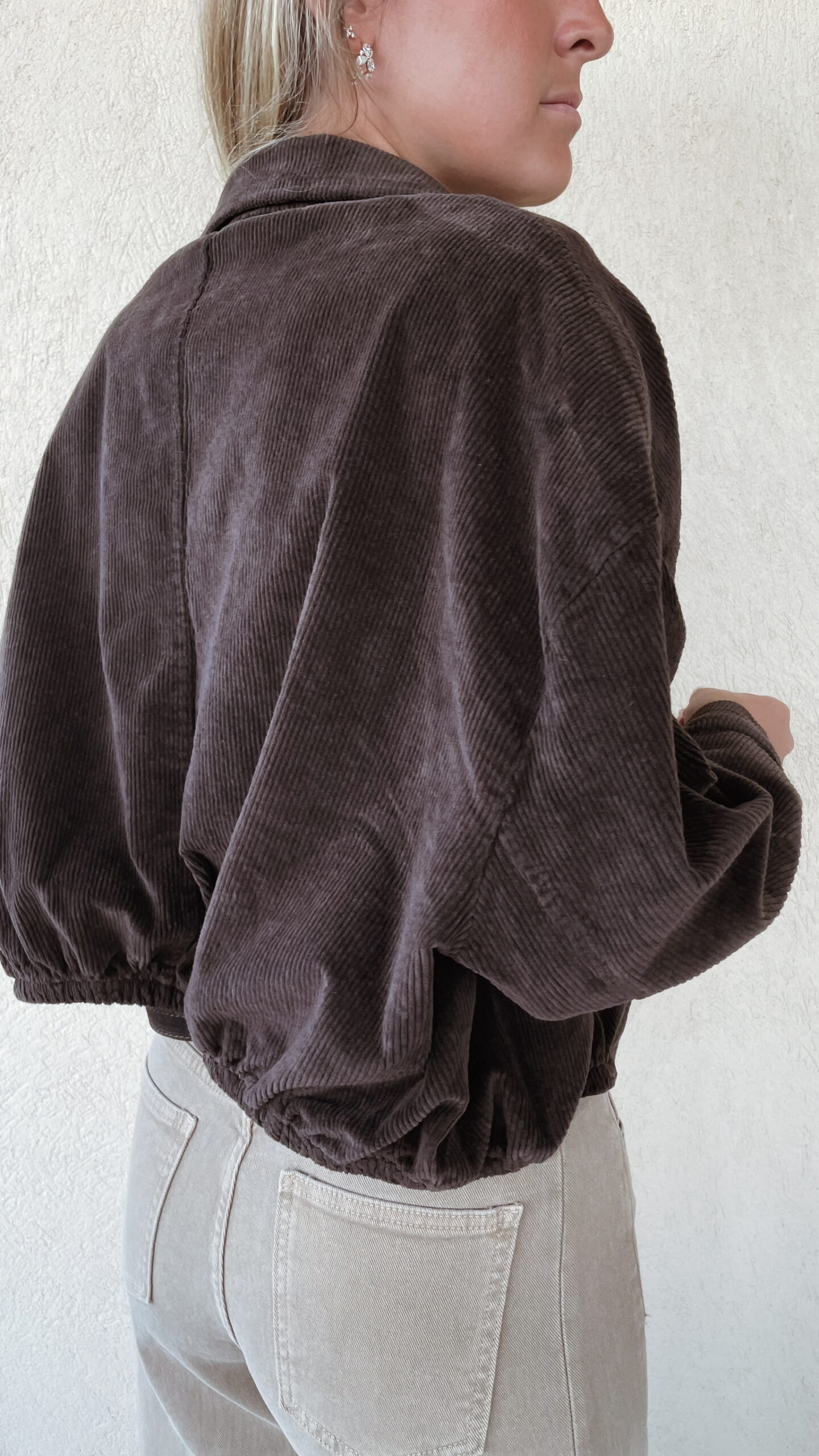 Alternative view of Veste Chocolat Velours