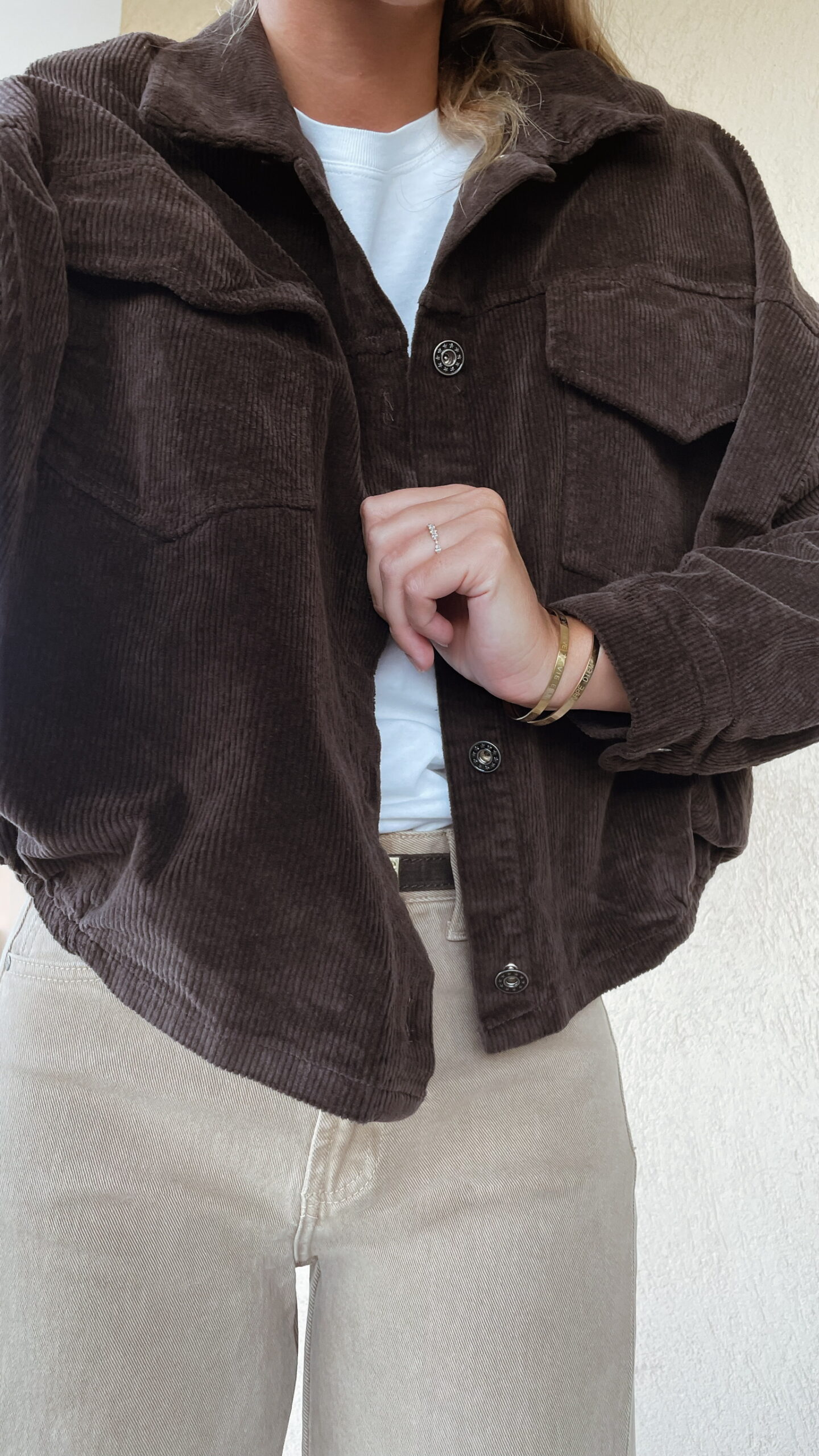 Veste Chocolat Velours