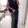 Jeans Bleu Strass