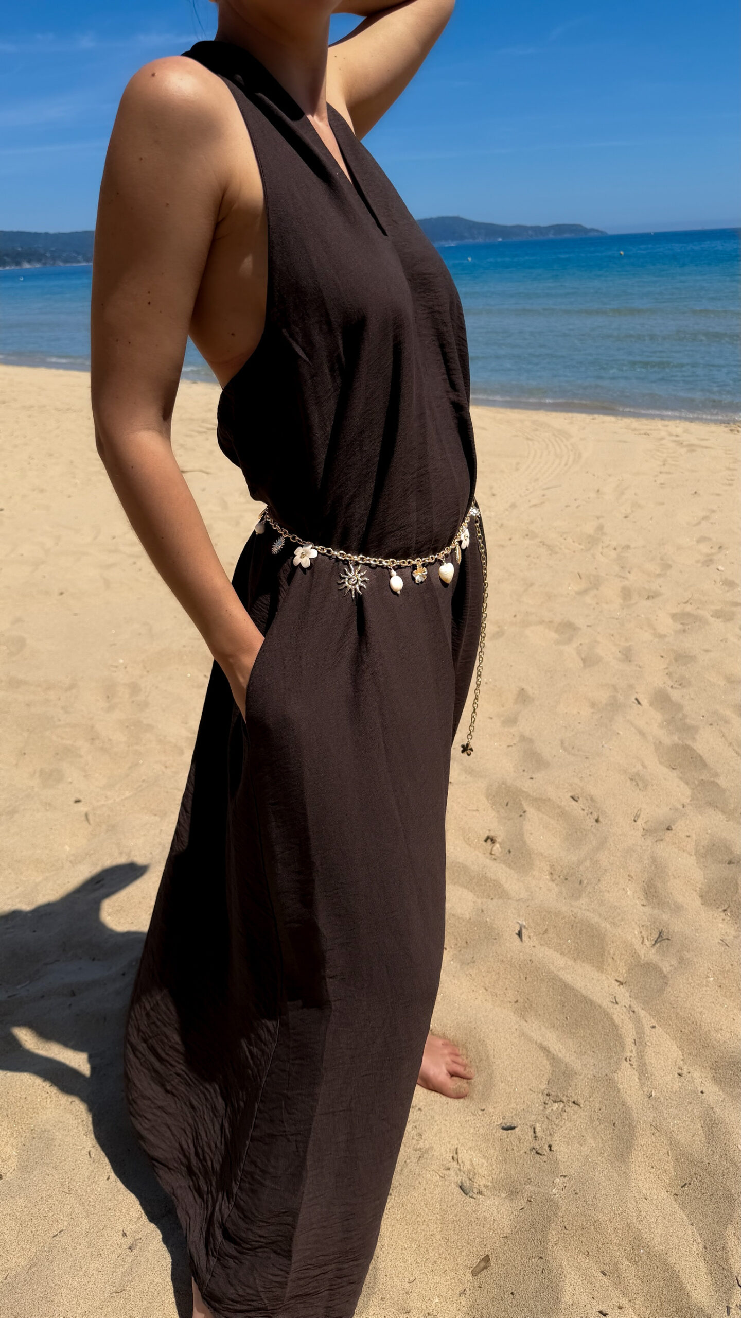 Alternative view of Ceinture Chaine Double Coeurs
