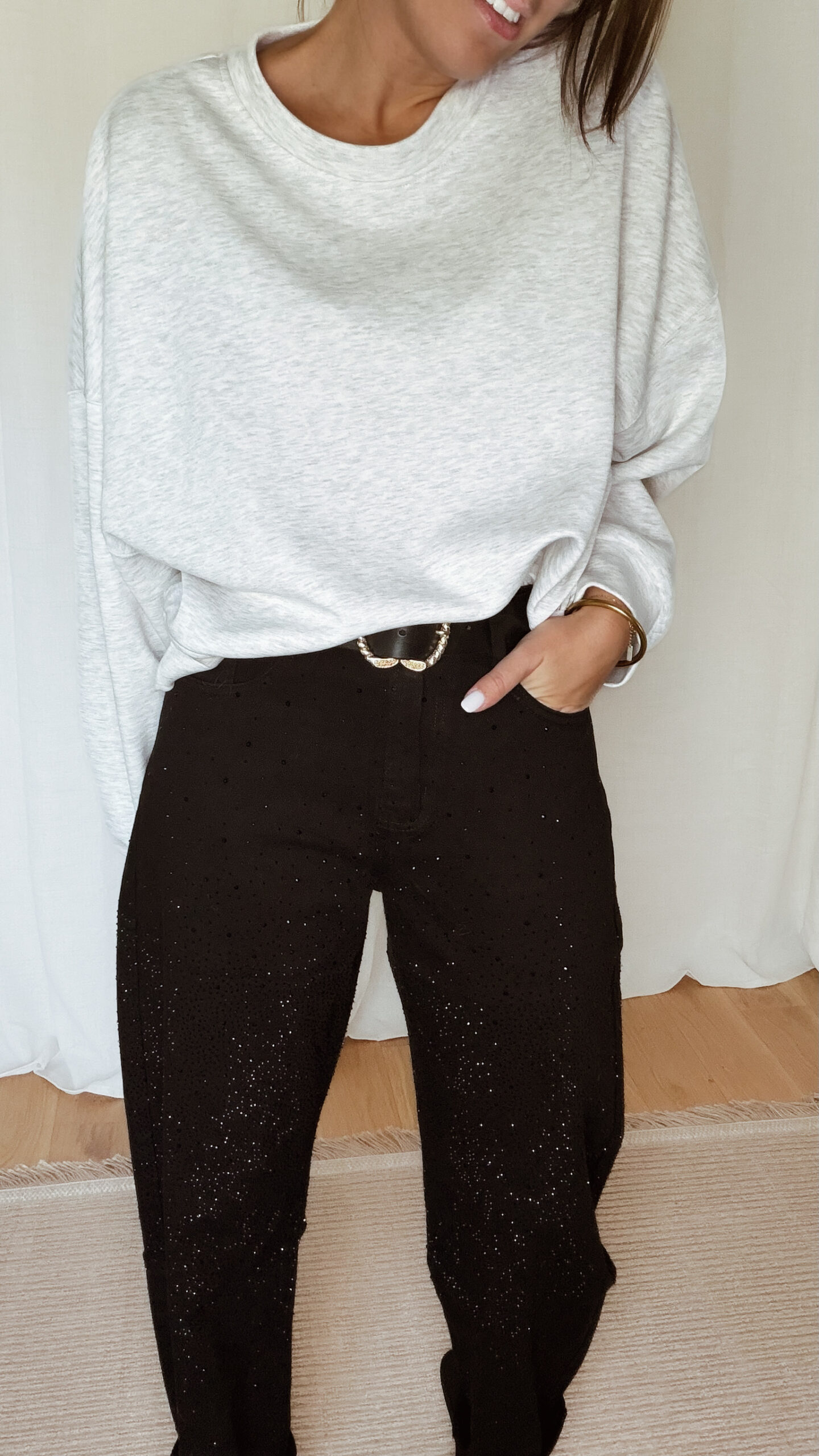 Sweat Dolce Vita Gris